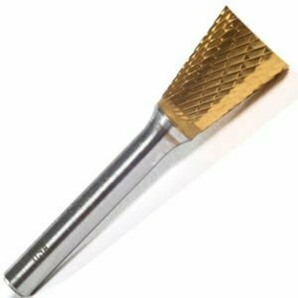 Champion Cutting Tool Inverted Cone Shaped Carbide Bur Unctd, 3/8in Cut Dia, 3/8in LOC CHA USN2